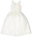Us Angels Big Girls' Classic Organza Full Skirt Dress