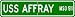 USS AFFRAY MSO 511 Street Sign - Navy Gift Ship Sailor