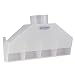 Bel-Art Scienceware 500160000 Polypropylene Tapered Rear Exhaust Fume Hood, 36" Width X 18" Height
