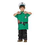 T-Shirt Kinder Polizei Uniform Kost�m Spieleshirt T-Shirt Kinderkost�m Gr��e 116von "rubies"