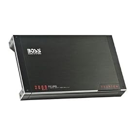 Click here to buy Boss PH2.1000 Phantom 2000 Watt Mosfet 2-Channel Bridgeable Amplifier with Remote.