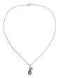 Labradorite pendant necklace, 'Subtle'