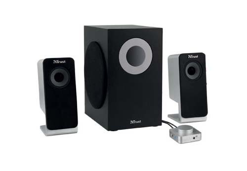 Trust Soundforce 2,1 Pro, 2,1-Kanal Multimedia-Lautsprechersystem f&uuml;r den PC, 24 Watt (Ges Preisvergleich