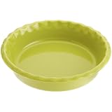 Apilco French Porcelain 10 Inch Pie Tart Pan, Wasabi by Appolia