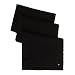 TOMMY HILFIGER BRAND NEW WITH TAGS WOMENS CABLE KNIT SCARF - BLACK