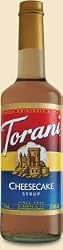 Torani Cheesecake Syrup, 750 ml