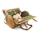 New Verona #224-82 Basket Stylish Elegant Durable Exceptional Excellent Pine Green w/Nouveau Grape