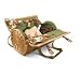 Verona Wine &amp; Cheese Picnic Basket Color: Pine