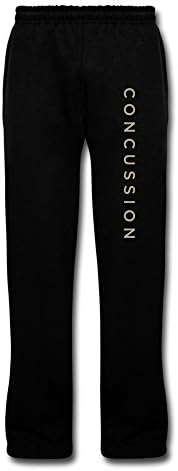 WVCAK Men's Concussion Top Movie Will Smith Sweatpants With Pocket 3X Black