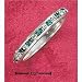 Stones Sr-88 : Sterling Silver Cz & Zircon Pale Blue Glasterling Silver December Eternity Band 3mm Wide (5-
