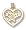 Dallas Stars Logo Heart Stainless Steel Charm/Pendant
