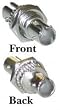 NEW ST / ST, Simplex, Metal Housing, Fiber Coupler - 31F1-TT400