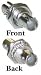 NEW ST / ST, Simplex, Metal Housing, Fiber Coupler - 31F1-TT400