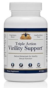 New Vitality Triple Action Virility Support Tablets, 60 Count