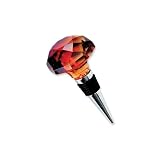 Amber Optic Crystal Wine Stopper