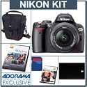 Nikon D40X Digital Camera w/18-55mm f/3.5-5.6G ED II AF-S DX Lens - 1 GB SD Memory Card, Spare EN-EL9 Lithium-Ion Battery, Lowepro Holster-Style Case, 2 Nikon DVDs on Photography