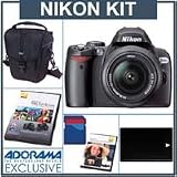 Nikon D40X Digital Camera w/18-55mm f/3.5-5.6G ED II AF-S DX Lens - 1 GB SD Memory Card, Spare EN-EL9 Lithium-Ion Battery, Lowepro Holster-Style Case, 2 Nikon DVDs on Photography
