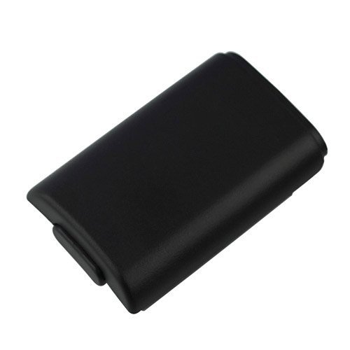 GTMax Replacement Black Controller Battery Cover for Microsoft XBOX 360