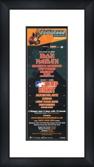 LIMP BIZKIT Download Festival 2003 - Framed Original Advert