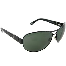Persol 2301 594/31 Black Metal Sunglasses Aviator