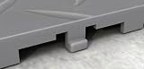 Storage Solutions Versatile Proloc Female Flooring Trim Set Of 12, FEMALE, GREY