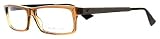 Emporio Armani Men's 9735 Light Brown / Grey Frame Plastic Eyeglasses