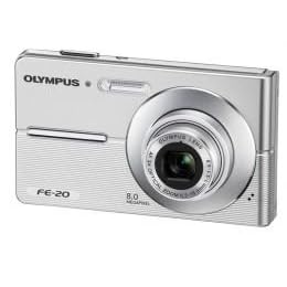 Olympus FE-20 Super Slim Digital Point and Shoot Camera, 8 MP, 3x Optical, 4x Digital...