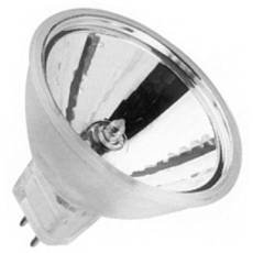 50-watt 24-volt MR16 halogen flood bulb with lens cover
