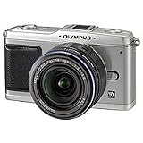 Olympus PEN E-P1 12.3 MP Micro Four Thirds Interchangeable Lens Digital Camera with 14-42mm f/3.5-5.6 Zuiko Digital Zoom Lens (Silver Body/Black Lens)