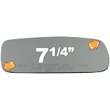 1986-1991 VOLVO 240-260 Convex, Passenger Side Replacement Mirror Glass by Automotive Mirror Glass