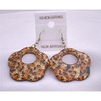 D080 Resin Beads in Multi Shad Color Dangling Earrings Promotional Jewelry Selling Only for 50 Cents