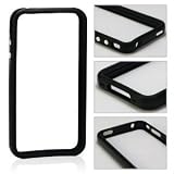 PROMOTION **** Coffret Accessoires IPHONE 4S **** BUMPER IPHONE 4 Housse silicone Etui silicone en gel Coque semi rigide de fixation rabattable couleur Noir **** de QUALITE LUXE VERITABLE *** avec boutons complètement accessibles !