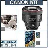 Canon EF 85mm f/1.2L II USM AutoFocus Telephoto Lens - USA - Advanced Kit - with B W 72mm Circular Polarizer Multi Coated Filter, B + W 72mm #102 0.6 (4x) Neutra Density Multi Coated Filter