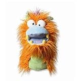 Manhattan Toy - Orange Fuzzy Wuggs Monster Hand Puppet, 28cm