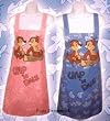 Disney Chip & Dale Apron for cooking or gardening (Blue)
