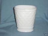 Oval Milkglass Vase by Brody Co