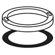 MOEN Legend Escutcheon Single Pullout MNT CHROME 1933