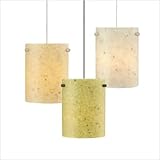 IMAGE OF Flurry One Light LED Pendant in Satin Nickel Shade Color: Opal, Mounting Type: Monopoint