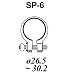 キャットアイ(CAT EYE) SP-6 取付バンド (直径26.5-30.2mm) SP-6