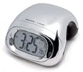 CHROME ALARM CHROME CLOCK WITH BLUE LITE