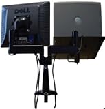 Laptop and Monitor Desk Mount, Black