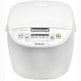 Panasonic Sr-dg182 Rice Cooker White Non-stick Coating Auto Shutoff
