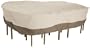 Classic Oval Veranda Patio Table and 6 - Chair Cover Set