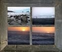 3" Barn Window Picture Frame for (4) 5x7 Pictures