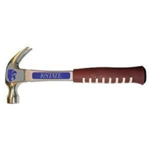 NCAA Kansas State Wildcats 16-Ounce Curve Claw Hammer with Steel Handle