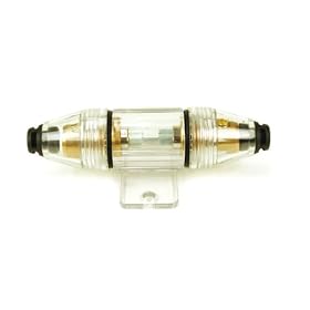 VIAIR FUSE HOLDER w/Mounting Tabs (For 20-to 60-Amp Glass Tube Fuse,8 Gauge Wire)