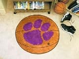 29 Round Clemson Tigers Basketball Mat