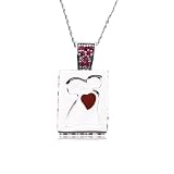 American Heart Association Necklace, Sterling Silver