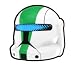 White Commando Fixer Helmet - LEGO Compatible Minifigure Piece