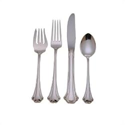 Reed & Barton English Chippendale Sterling Silver 4-Piece Flatware Place Set